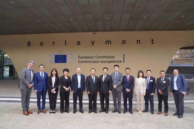 中国机电商会代表团在比利时布鲁塞尔参加欧盟对华电动汽车反补贴调查听证会