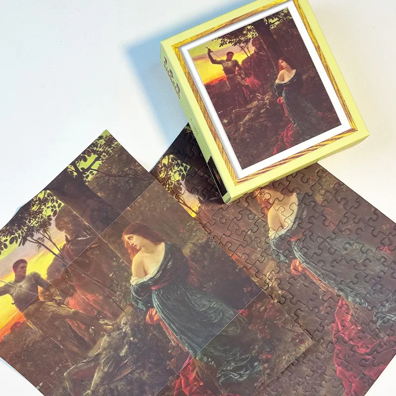 Knight Spirit Blue Card Puzzle