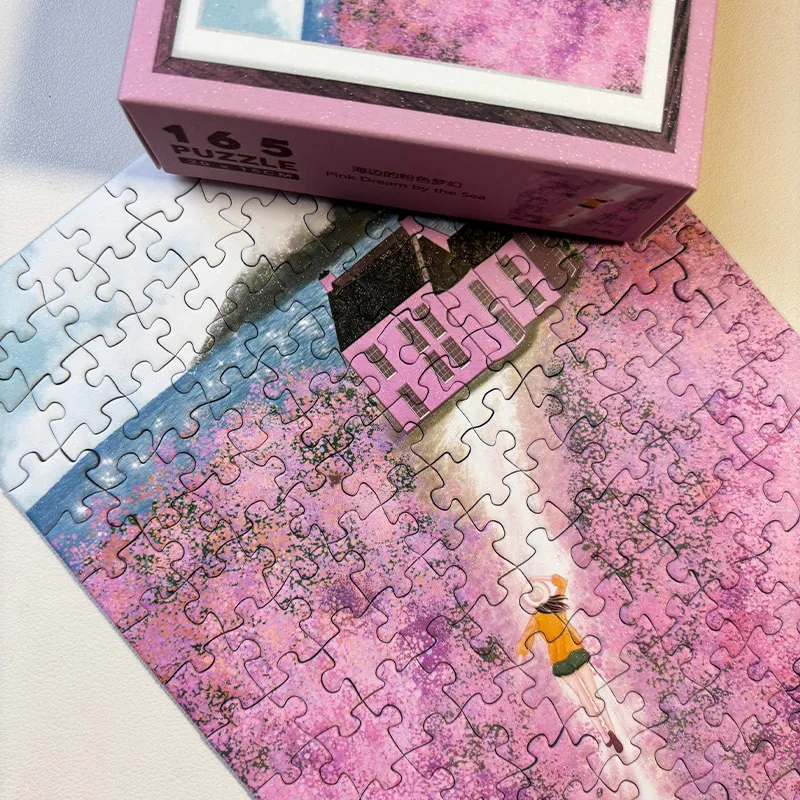 The pink dreamy puzzle blue ca