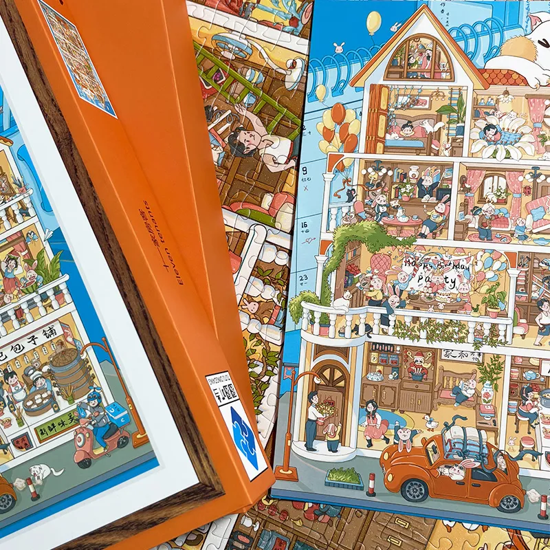 A collage of ten households' b