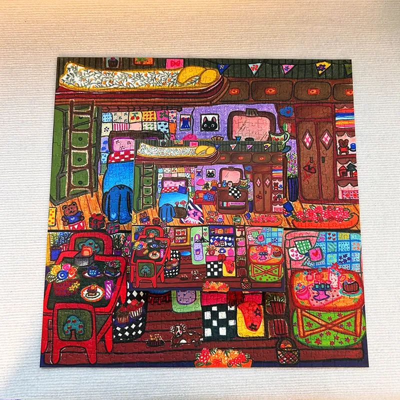 Children's Fun House Puzzle Bl